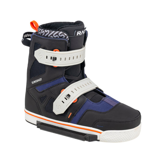 Wakeboard Bindung "RAD" der Marke Slingshot in schwarz und lila